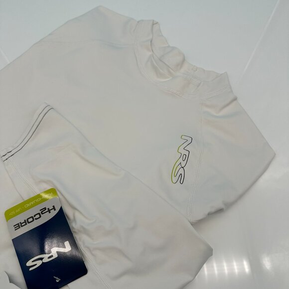 NRS Men's‎ H2Core Rashguard Long-Sleeve UPF 50+ Pullover Shirt, Size XXL, White - Picture 1 of 13
